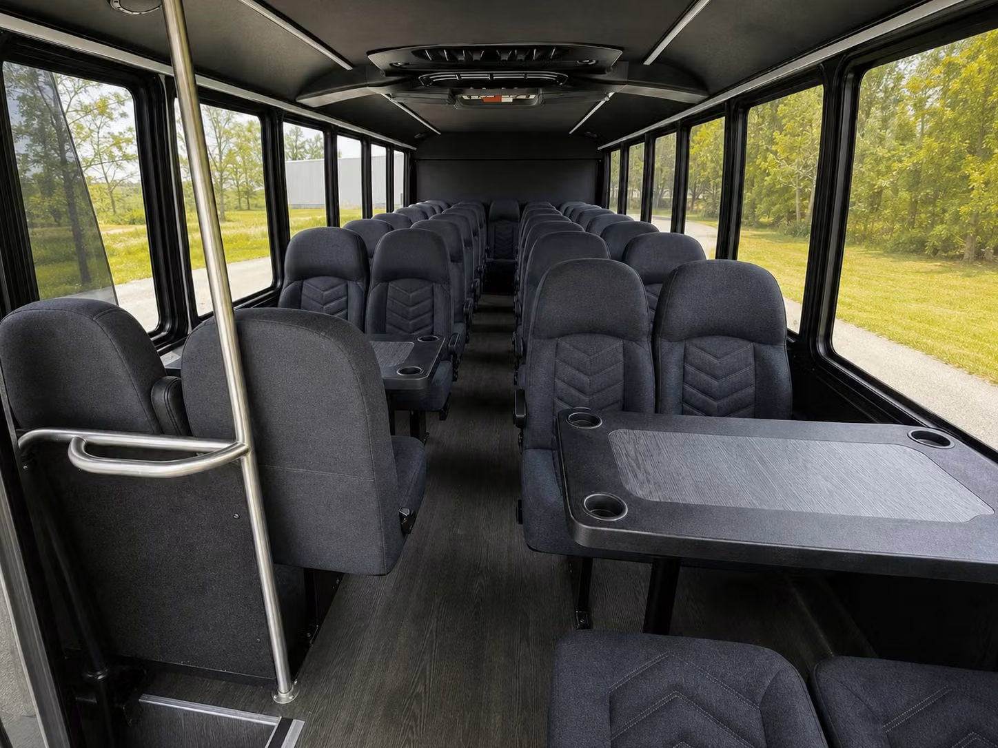 18 passenger minibus interior
