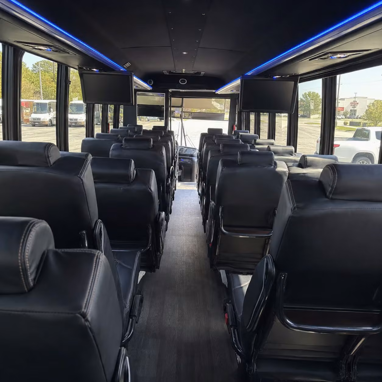 25 passenger minibus inside
