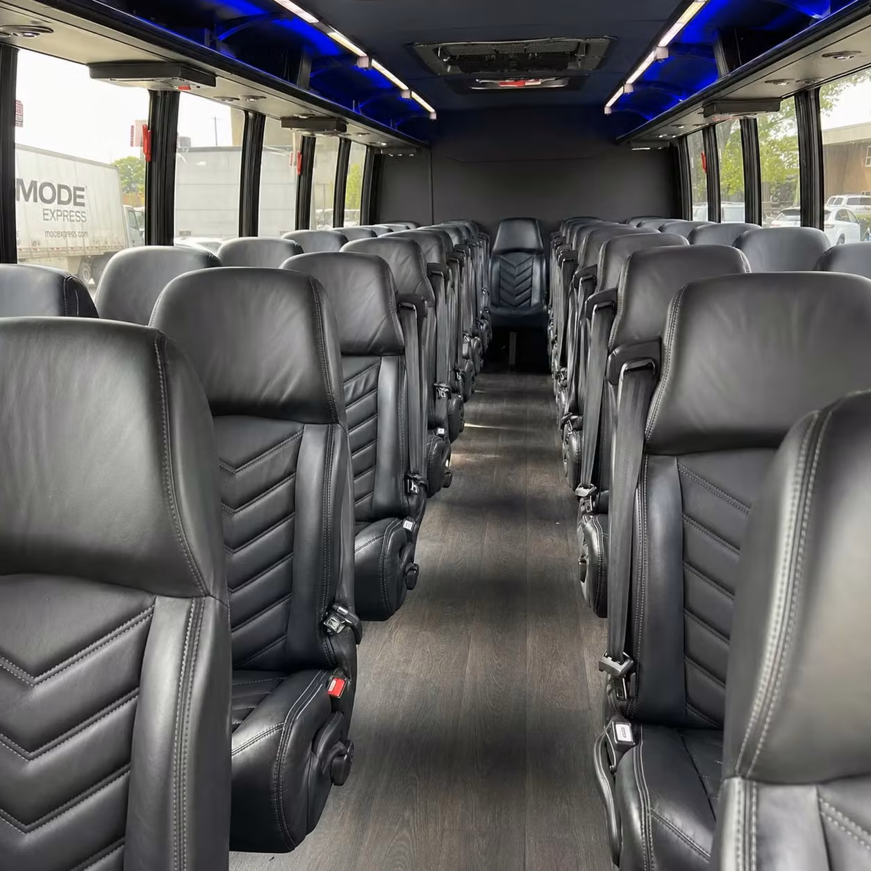 35 passenger minibus interior